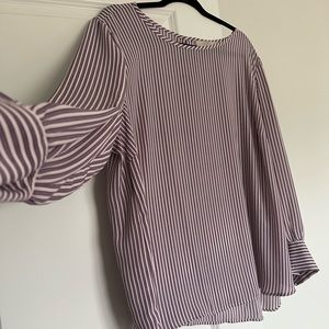 Loft Long Sleeve Blouse Sz 22